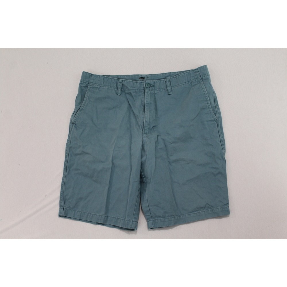 Old Navy Men Blue Chino Pants Flat Front Casual Size 38